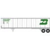 Athearn 13834N Scale 45' Fruehauf Z-Van Trailer Burlington Northern BNZ 250207