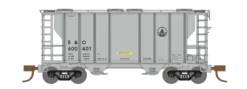 Athearn 17244 N Scale PS-2 2600 Covered Hopper Baltimore & Ohio B&O 600421