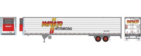Athearn 17913 HO Scale 53' Utility Reefer Trailer Navajo 1555392 2 Athearn 17913 HO Scale 53' Utility Reefer Trailer Navajo 1555392 - Image 2