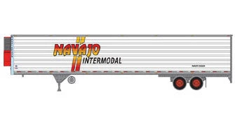 Athearn 17913 HO Scale 53' Utility Reefer Trailer Navajo 1555392 1 Athearn 17913 HO Scale 53' Utility Reefer Trailer Navajo 1555392