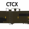 Athearn 18037 N Scale 30,000 Gallon Ethanol Tank Car CTCX 3 Pack #1 (Primed For Grime)
