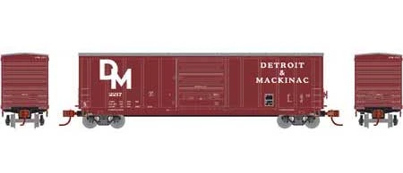 Athearn 2281 N Scale 50' PS 5277 Boxcar Detroit & Mackinac D&M 2217 2 Athearn 2281 N Scale 50' PS 5277 Boxcar Detroit & Mackinac D&M 2217 - Image 2