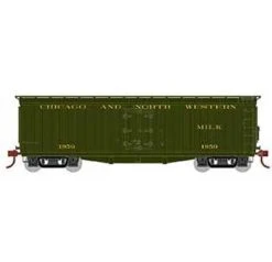 Athearn 24024 N Scale 40' Pfaudler Milk Car Chicago & North Western C&NW 1950