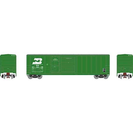 Athearn 24592 N Scale 50' FMC Combo Door Boxcar Burlington Northern BN 316216 2 Athearn 24592 N Scale 50' FMC Combo Door Boxcar Burlington Northern BN 316216 - Image 2