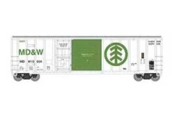 Athearn 24595 N Scale 50' FMC Combo Door Boxcar MD&W 10004