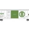 Athearn 24596 N Scale 50' FMC Combo Door Boxcar MD&W 10007