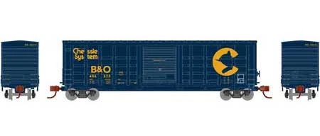 Athearn 25374 N Scale 50' Waffle Boxcar Baltimore And Ohio B&O 486623 2 Athearn 25374 N Scale 50' Waffle Boxcar Baltimore And Ohio B&O 486623 - Image 2