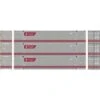 Athearn 26673 HO Scale 53' Jindo Intermodal Container Ferromex FXEU 3-Pack