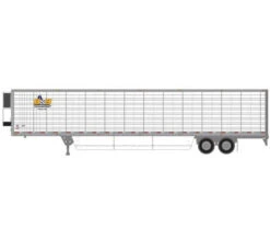 Athearn 26753 HO Scale 53' Utility Reefer Trailer B&B Transport 2417