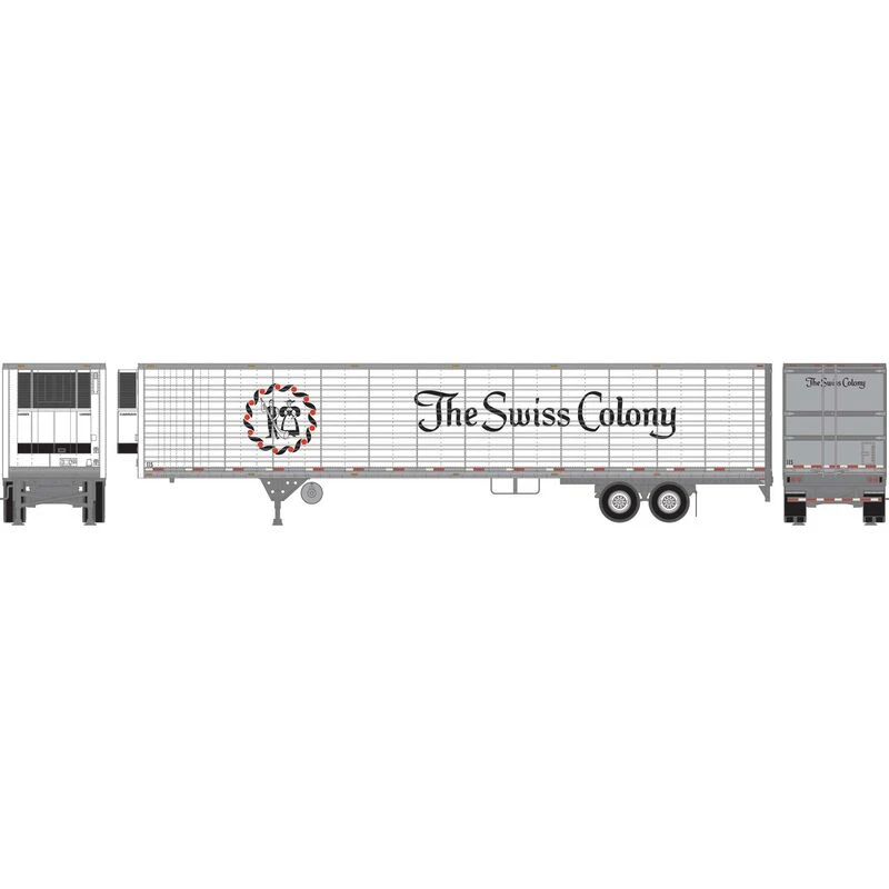 Athearn 26767 HO Scale 53' Utility Reefer Trailer Swiss Colony 115 2 Athearn 26767 HO Scale 53' Utility Reefer Trailer Swiss Colony 115 - Image 2