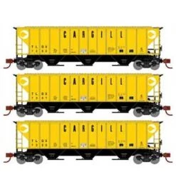 Athearn 27403 N Scale PS 4427 Covered Hopper Cargill TLDX 3 Pack