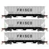 Athearn 27409 N Scale PS 4427 Covered Hopper Frisco SLSF 3 Pack