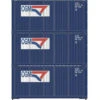 Athearn 27788 HO Scale 20' Intermodal Corrugated Container CGM CGTU 3-Pack #2
