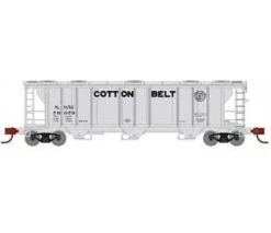 Athearn 28361 N Scale PS-2 2893 Covered Hopper Cotton Belt SSW 76079