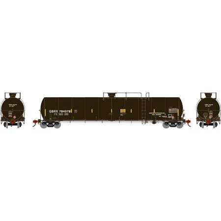 Athearn 3576 N Scale 33,900 Gallon Tank Car GBRX 704978 2 Athearn 3576 N Scale 33,900 Gallon Tank Car GBRX 704978 - Image 2