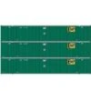 Athearn 40127 HO Scale 53' Stoughton Intermodal Container EMP WMHU 3 Pack #2