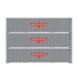 Athearn 63385 HO Scale 40' Smoooth Side Container American President Line APL 3 Pack #1 1 Athearn 63385 HO Scale 40' Smoooth Side Container American President Line APL 3 Pack #1