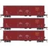 Athearn 67735 HO Scale RTR 50' Evans Double Door Boxcar Wisconsin Central WC 3 Pack
