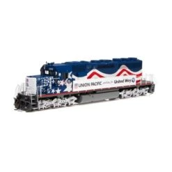Athearn 71630 HO Scale EMD SD40-2 Union Pacific United Way UP 3300 DCC And Sound
