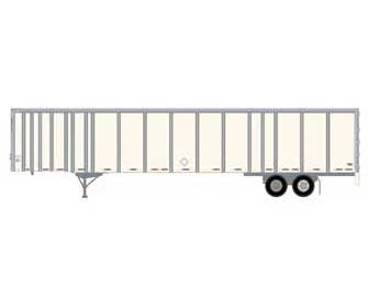 Athearn 72827 HO Scale 53' Wabash Duraplate Trailer Owner Operator F38154 1 Athearn 72827 HO Scale 53' Wabash Duraplate Trailer Owner Operator F38154