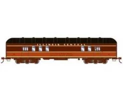 Athearn 73032 HO Scale Arch Roof Passenger RPO Car Illinois Central IC 99