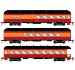 Athearn 73040 HO Scale Arch Roof Passenger 3 Car Set Southern Pacific "Daylight"
