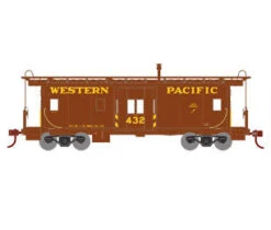 Athearn 74794 HO Scale Bay Window Caboose Western Pacific WP 432 - NOS