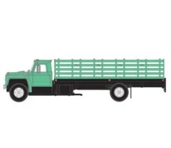 Athearn 84728 HO Scale Ford F-850 Stakebed Truck Teal Unlettered