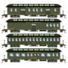 Athearn 84859 HO Scale Overland Passenger Car 4 Pack Southern Railway