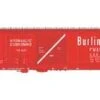 Athearn 89325 HO Scale 50' Combo Door Boxcar Burlington FW&D 5001