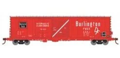 Athearn 89325 HO Scale 50' Combo Door Boxcar Burlington FW&D 5001