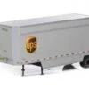 Athearn 90210 HO Scale 28' Drop Sill Parcel Trailer UPS Shield 293734