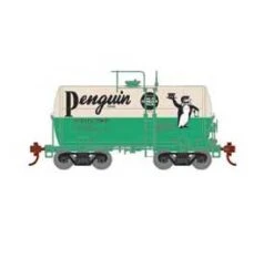 Athearn 97175 HO Scale NACC 8,000 Gallon Beer Can Tank Car Penguin Ginger Ale NADX 7107