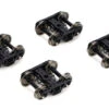 Athearn Genesis G4595 HO Scale 100-Ton Roller Bearing Trucks, .110" Tread (2-Pair)
