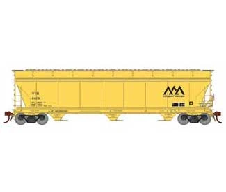 Athearn Genesis G15430 HO Scale ACF 4600 3 Bay Covered Hopper VTR 6008 1 Athearn Genesis G15430 HO Scale ACF 4600 3 Bay Covered Hopper VTR 6008
