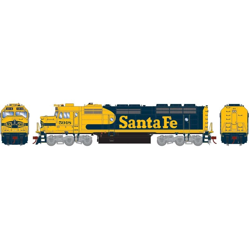 Athearn Genesis G18268 HO Scale EMD F45 Fanta Fe ATSF 5918 DC 2 Athearn Genesis G18268 HO Scale EMD F45 Fanta Fe ATSF 5918 DC - Image 2