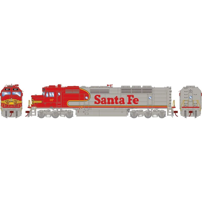 Athearn Genesis G18274 HO Scale EMD FP45 Santa Fe Superfleet ATSF 97 DC 2 Athearn Genesis G18274 HO Scale EMD FP45 Santa Fe Superfleet ATSF 97 DC - Image 2
