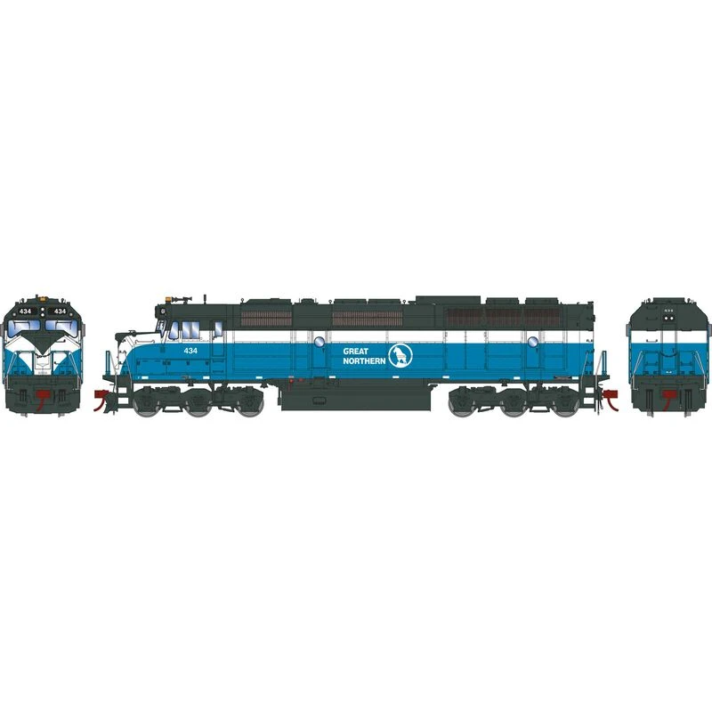 Athearn Genesis G18381 HO Scale EMD F45 Great Northern GN 434 DCC & Sound 2 Athearn Genesis G18381 HO Scale EMD F45 Great Northern GN 434 DCC & Sound - Image 2
