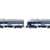 Athearn Genesis G19591 HO Scale F7A/F7A Wabash WAB 1169-A/1189