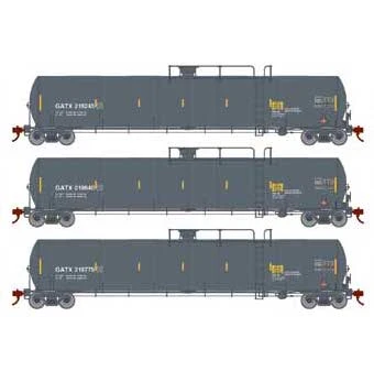 Athearn Genesis G25583 HO Scale 33,900 Gallon LPG Tank Car GATX 3 Pack #1 1 Athearn Genesis G25583 HO Scale 33,900 Gallon LPG Tank Car GATX 3 Pack #1