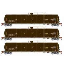 Athearn Genesis G25596 HO Scale 33,900 Gallon LPG Tank Car Chevron USA CPDX 3 Pack #2