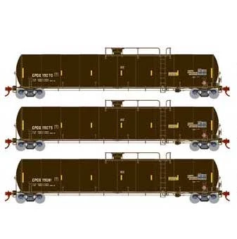 Athearn Genesis G25596 HO Scale 33,900 Gallon LPG Tank Car Chevron USA CPDX 3 Pack #2 1 Athearn Genesis G25596 HO Scale 33,900 Gallon LPG Tank Car Chevron USA CPDX 3 Pack #2