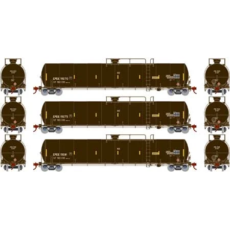 Athearn Genesis G25596 HO Scale 33,900 Gallon LPG Tank Car Chevron USA CPDX 3 Pack #2 2 Athearn Genesis G25596 HO Scale 33,900 Gallon LPG Tank Car Chevron USA CPDX 3 Pack #2 - Image 2