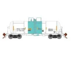Athearn Genesis G25636 HO Scale 13,600 Gallon Acid Tank Car White & Green UTLX 11799