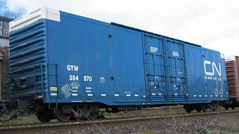 Athearn Genesis G26875 HO Scale 60' Texarkana XB-172 Boxcar CN GTW Blue 384538 1 Athearn Genesis G26875 HO Scale 60' Texarkana XB-172 Boxcar CN GTW Blue 384538