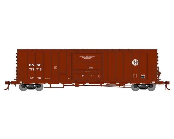 Athearn Genesis G26884 HO Scale 50' PC&F Ext. Post Boxcar BNSF 779718 1 Athearn Genesis G26884 HO Scale 50' PC&F Ext. Post Boxcar BNSF 779718