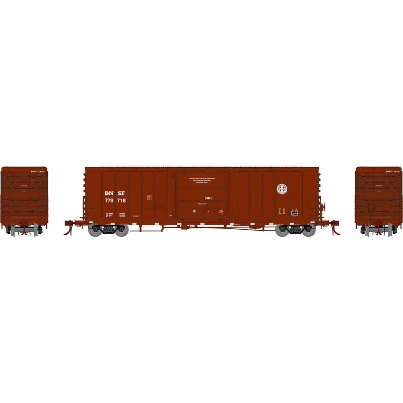 Athearn Genesis G26884 HO Scale 50' PC&F Ext. Post Boxcar BNSF 779718 2 Athearn Genesis G26884 HO Scale 50' PC&F Ext. Post Boxcar BNSF 779718 - Image 2