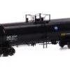 Athearn Genesis G40162 HO Scale GATC 20,000 Gal Tank Car Black GATX 27112