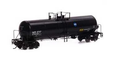 Athearn Genesis G40162 HO Scale GATC 20,000 Gal Tank Car Black GATX 27112 1 Athearn Genesis G40162 HO Scale GATC 20,000 Gal Tank Car Black GATX 27112