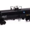 Athearn Genesis G40163 HO Scale GATC 20,000 Gal Tank Car Black GATX 27117